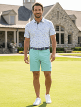 Links Print Polo - White Water Life - Flyclothing LLC
