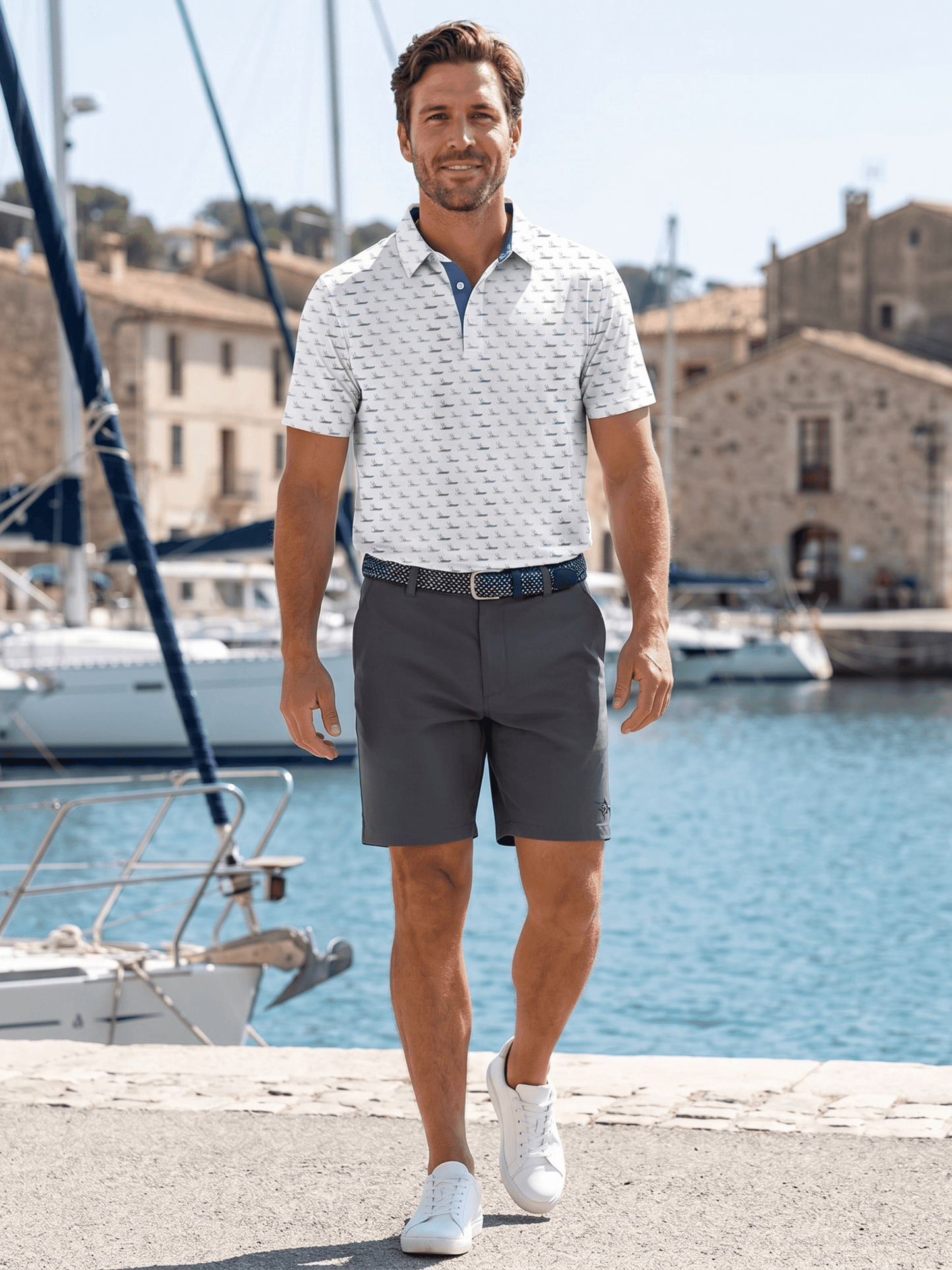 Freeport Short Effortless Performance - White Water Life - Flyclothing LLC