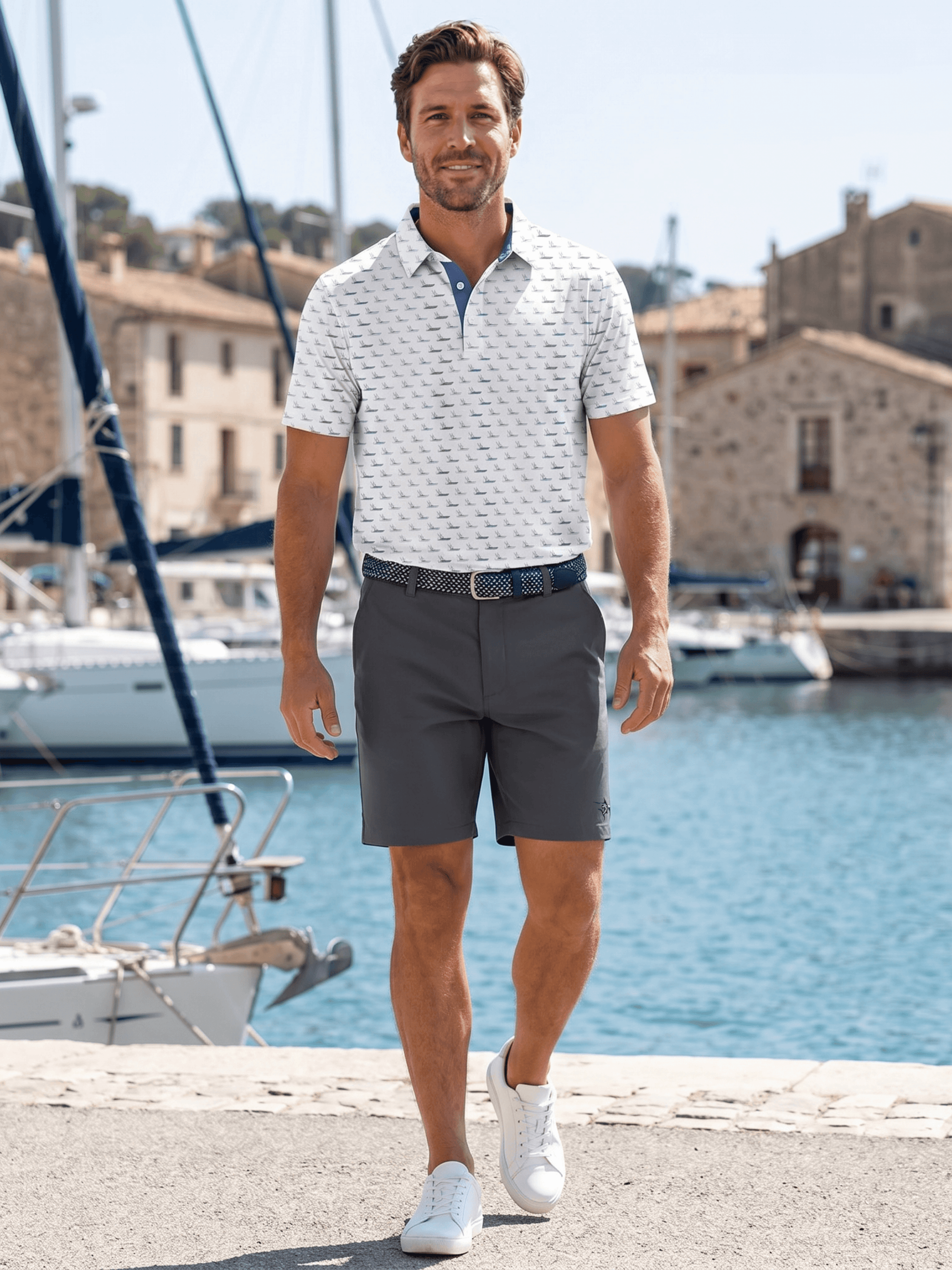 Freeport Short Effortless Performance - White Water Life - Flyclothing LLC