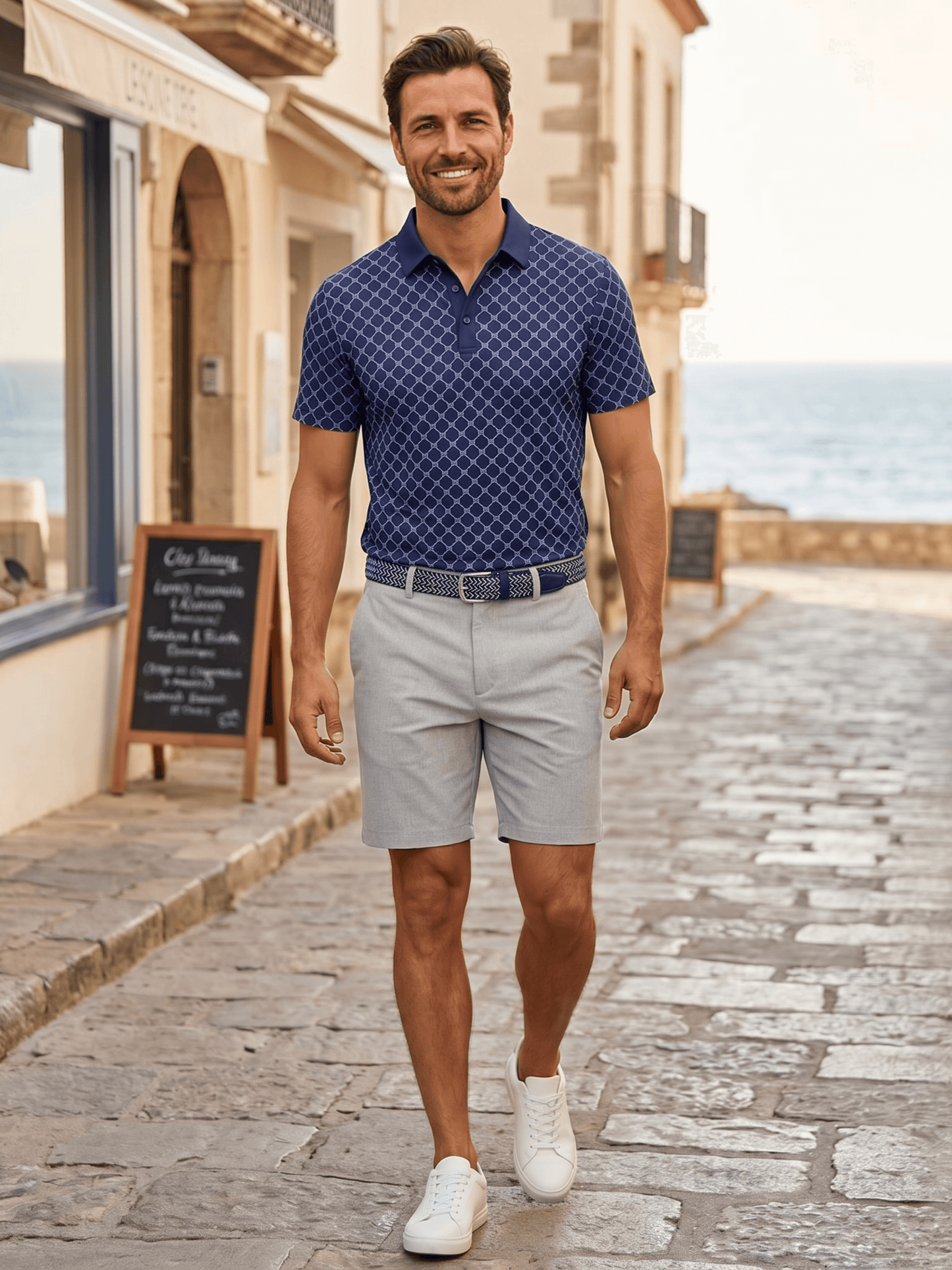 Bayport Shorts - White Water Life - Flyclothing LLC