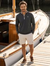 Monterey Performance Quarter Zip - White Water Life - Flyclothing LLC