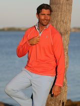 New Harbor Quarter Zip Effortless Comfort - White Water Life - Flyclothing LLC