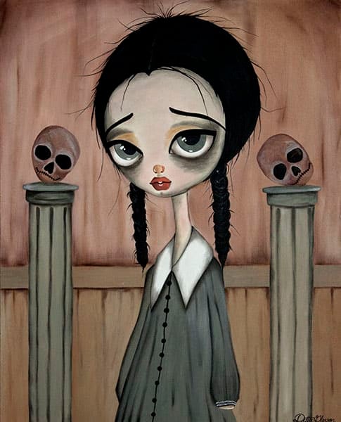 Black Market Art Company Wednesday Child Print