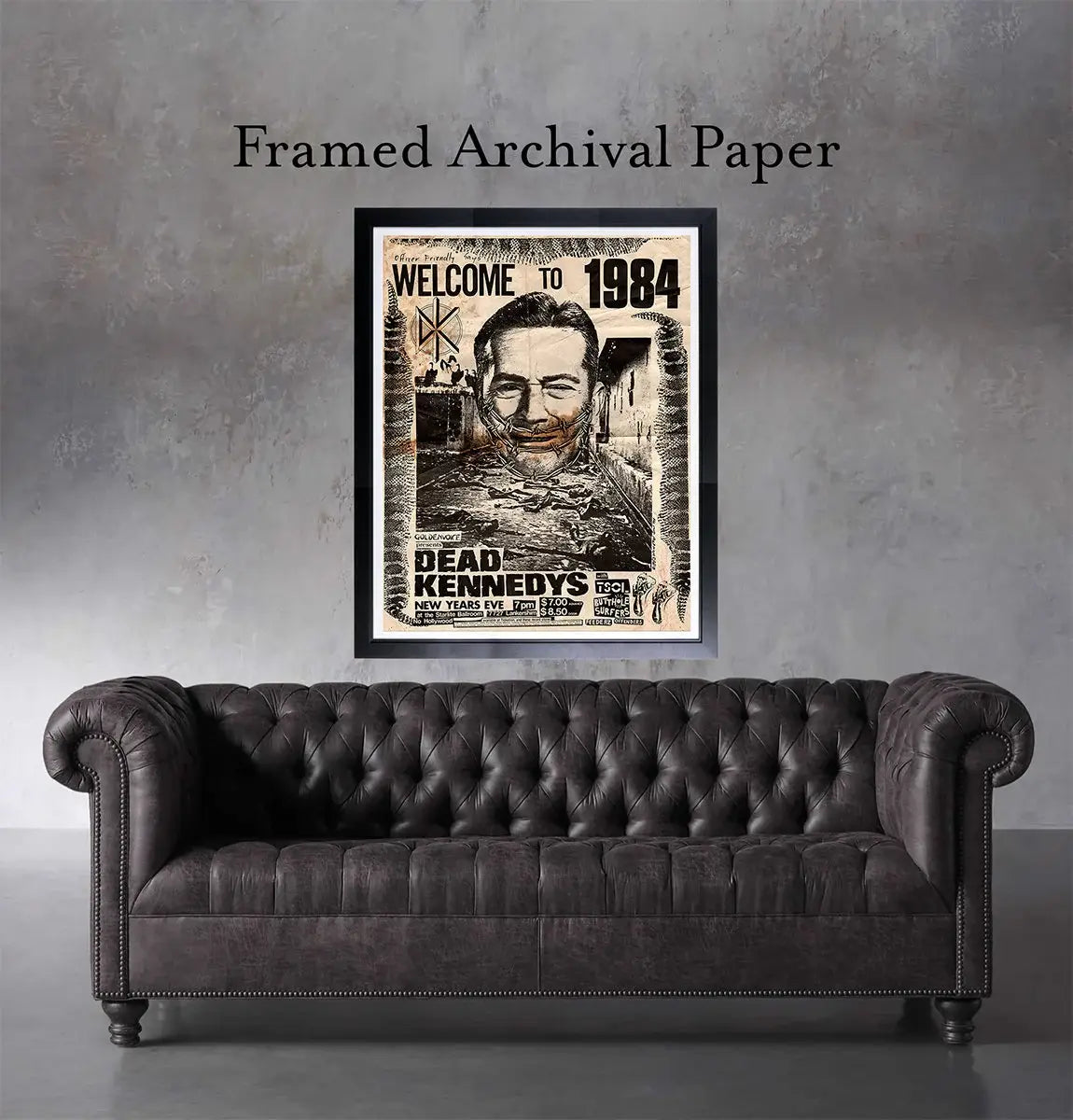 Black Market Art Company Welcome to 1984 Print - Black Market Art Company - Flyclothing LLC