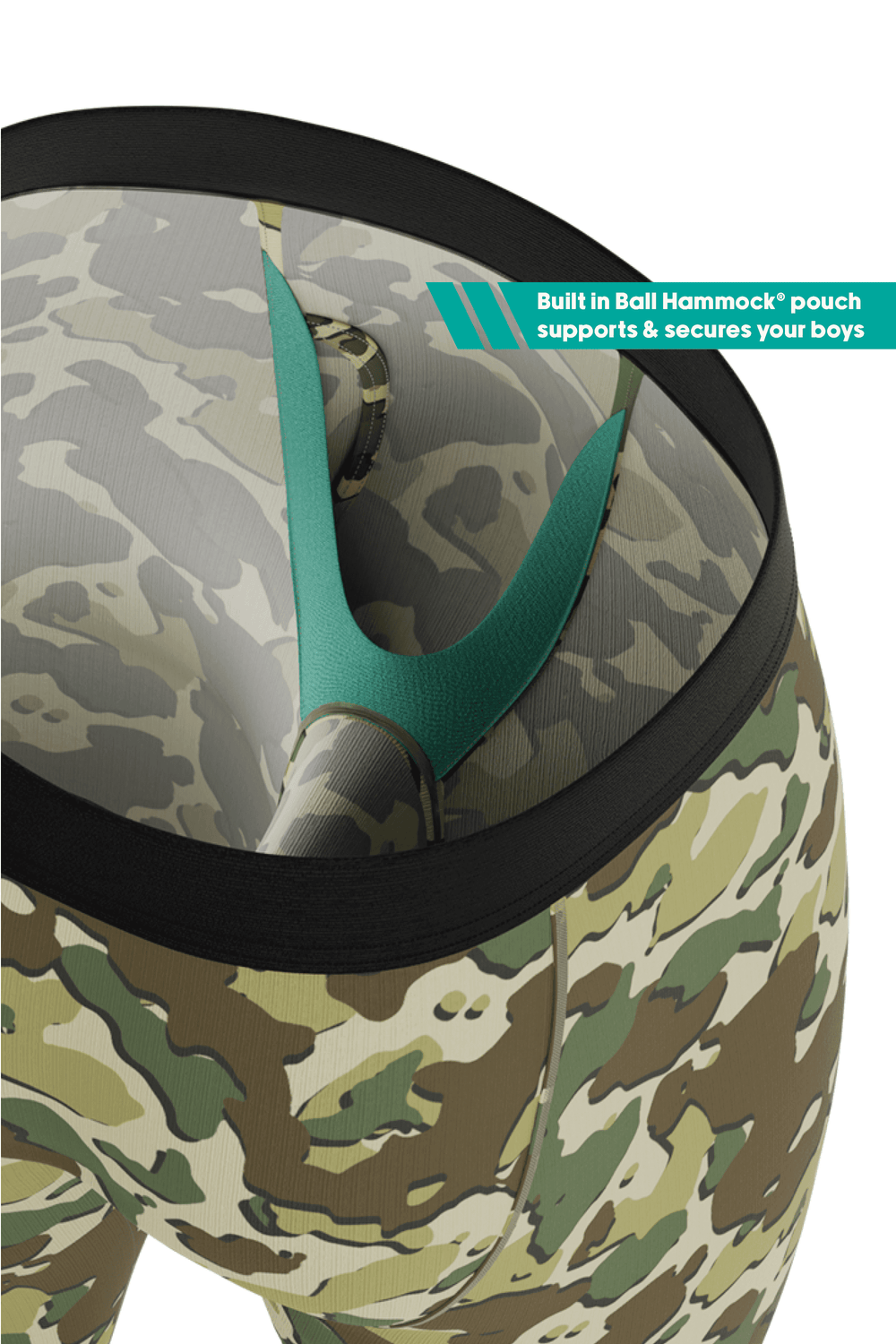 The Welcome Elk | Hunting Camoflauge Ball Hammock® Long Johns - Shinesty - Flyclothing LLC