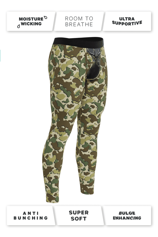 The Welcome Elk | Hunting Camoflauge Ball Hammock® Long Johns - Shinesty - Flyclothing LLC