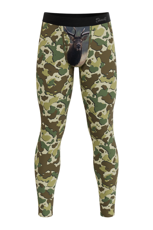 The Welcome Elk | Hunting Camoflauge Ball Hammock® Long Johns