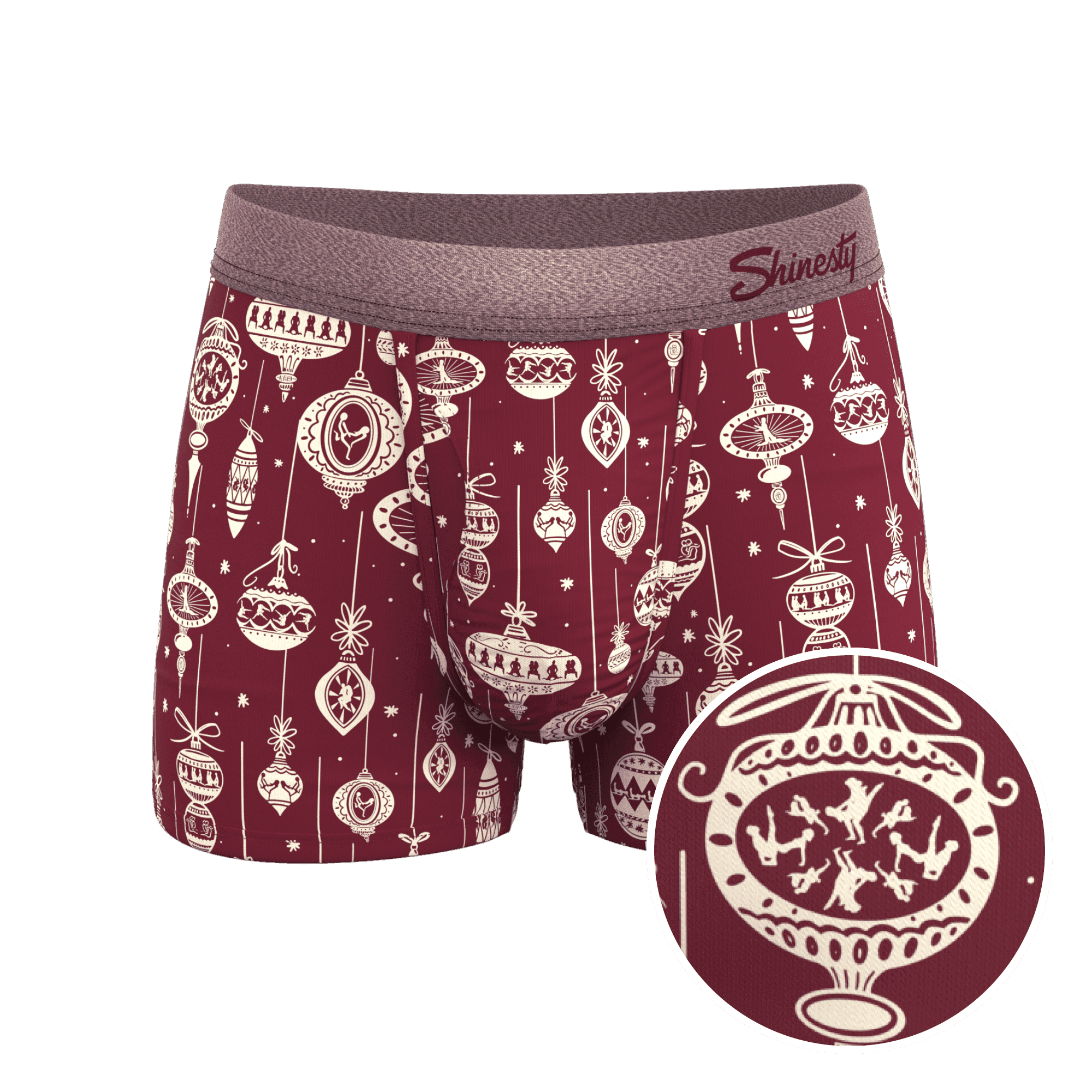 The Well Hung | Naughty Ornament Ball Hammock® Pouch Trunks Underwear - Shinesty - Flyclothing LLC