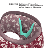 The Well Hung | Naughty Ornament Ball Hammock® Pouch Trunks Underwear - Shinesty - Flyclothing LLC