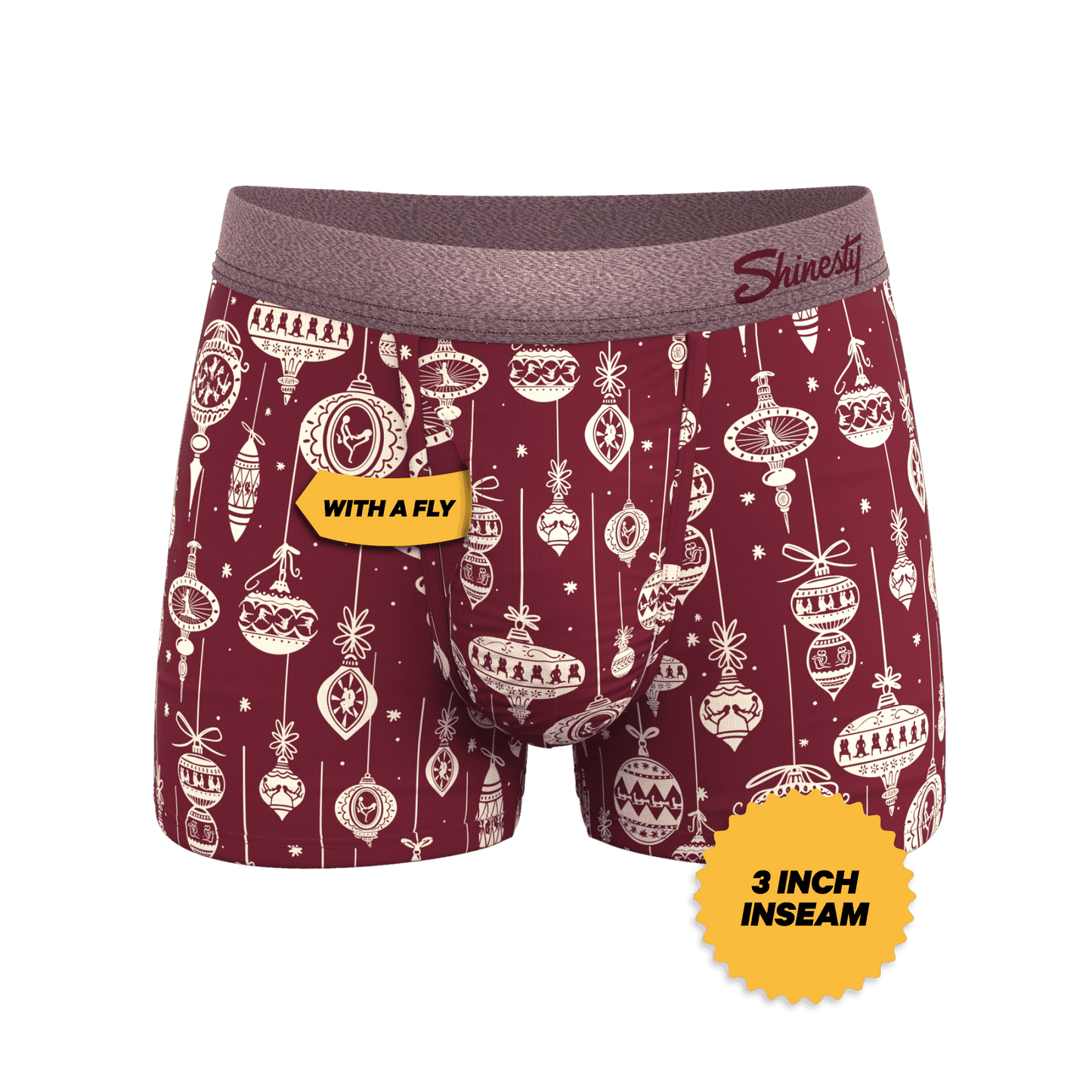 The Well Hung | Naughty Ornament Ball Hammock® Pouch Trunks Underwear - Shinesty - Flyclothing LLC