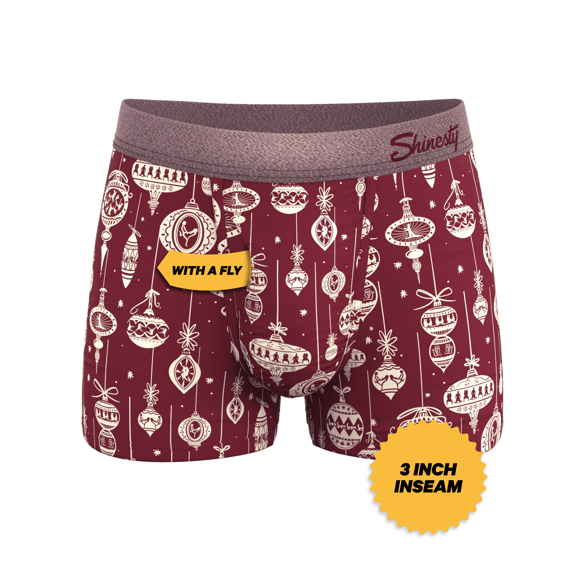 The Well Hung | Naughty Ornament Ball Hammock® Pouch Trunks Underwear - Shinesty - Flyclothing LLC