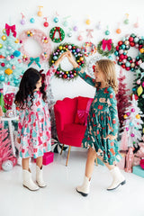 Western Wonderland L/S Pocket Twirl Dress - Mila & Rose ® - Flyclothing LLC