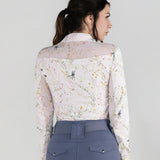 Dapplebay Dragonfly Meadow Western Riding Top-Light Pink