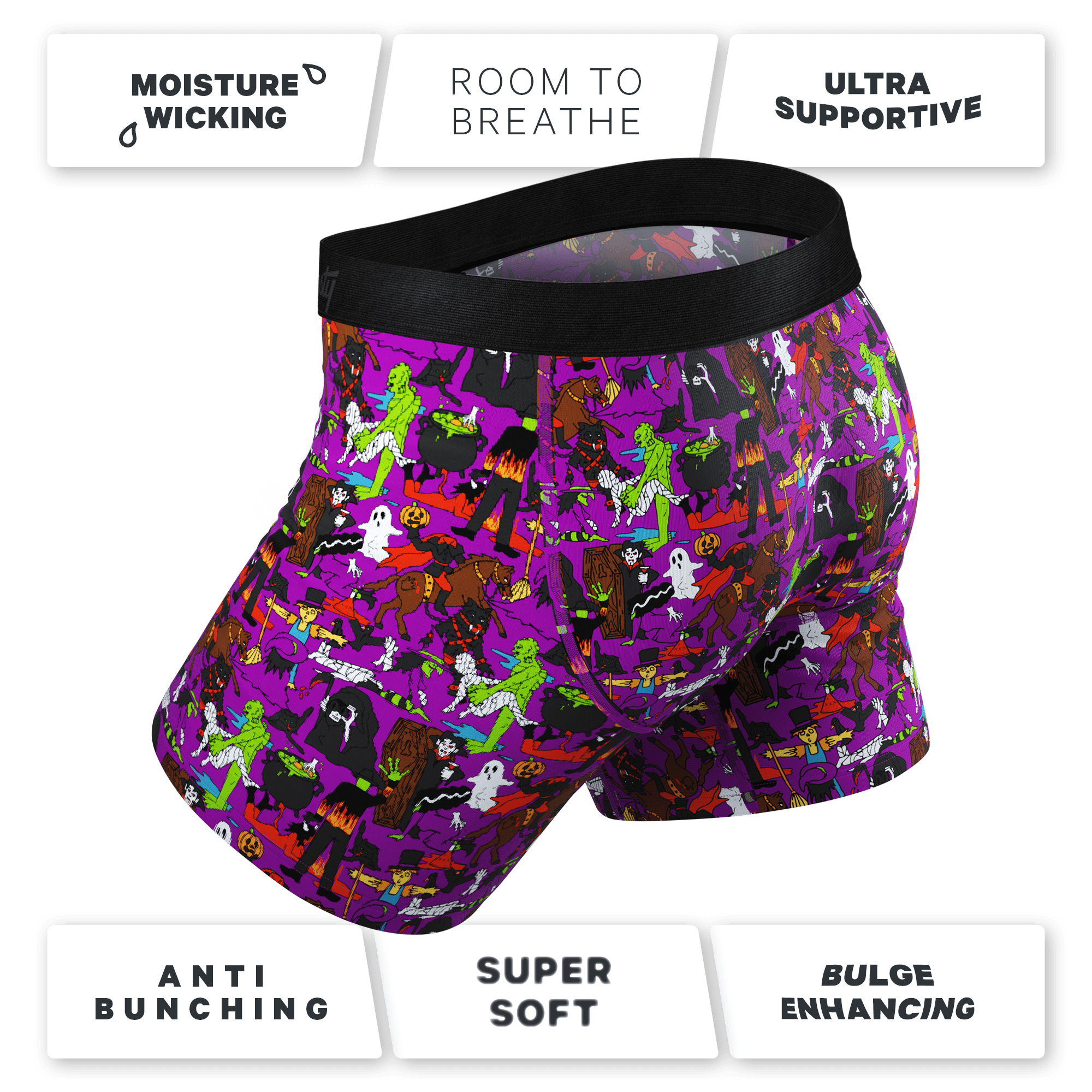 The Wet Nightmare | Halloween Characters Ball Hammock® Pouch Underwear - Shinesty