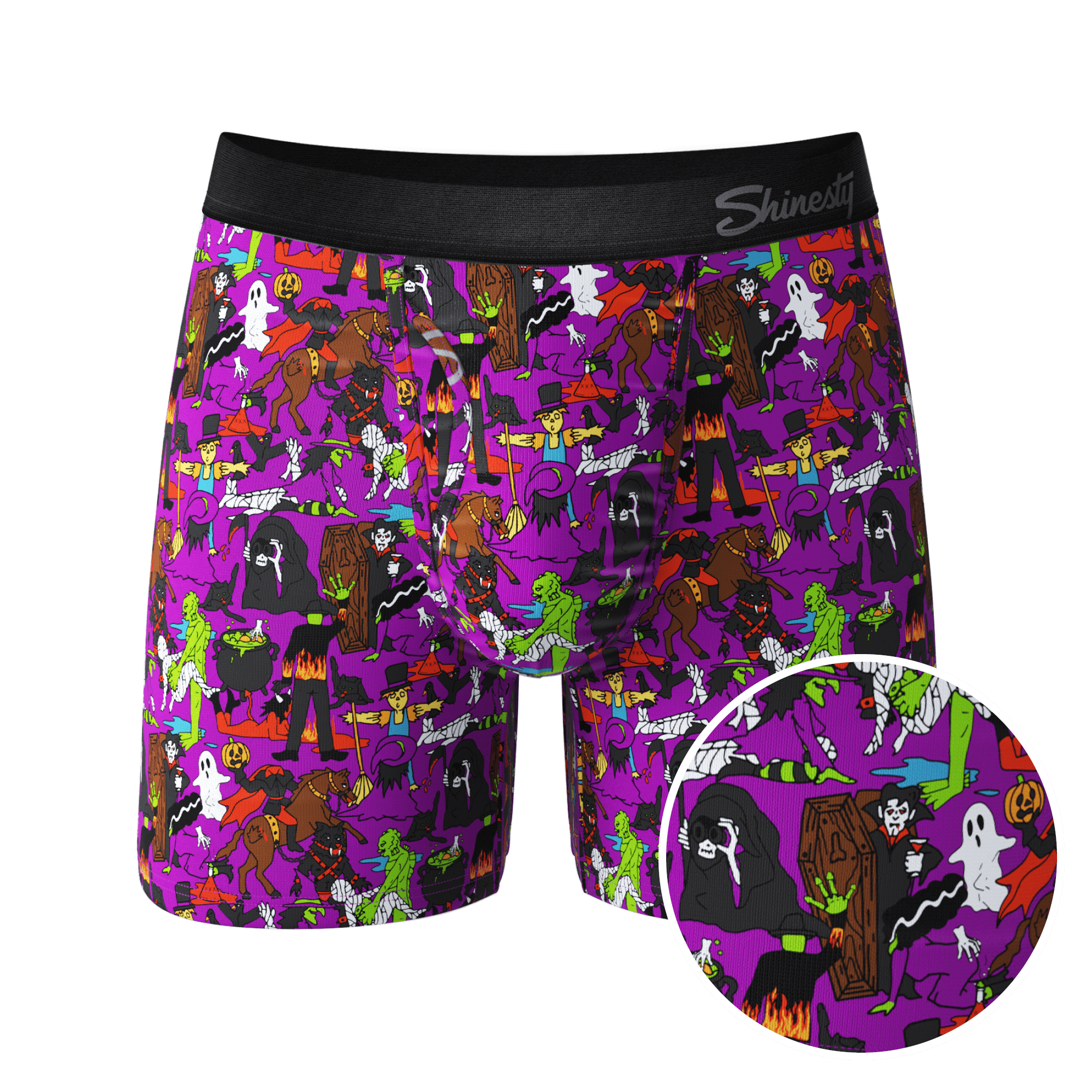 The Wet Nightmare | Halloween Characters Ball Hammock® Pouch Underwear With Fly - Shinesty