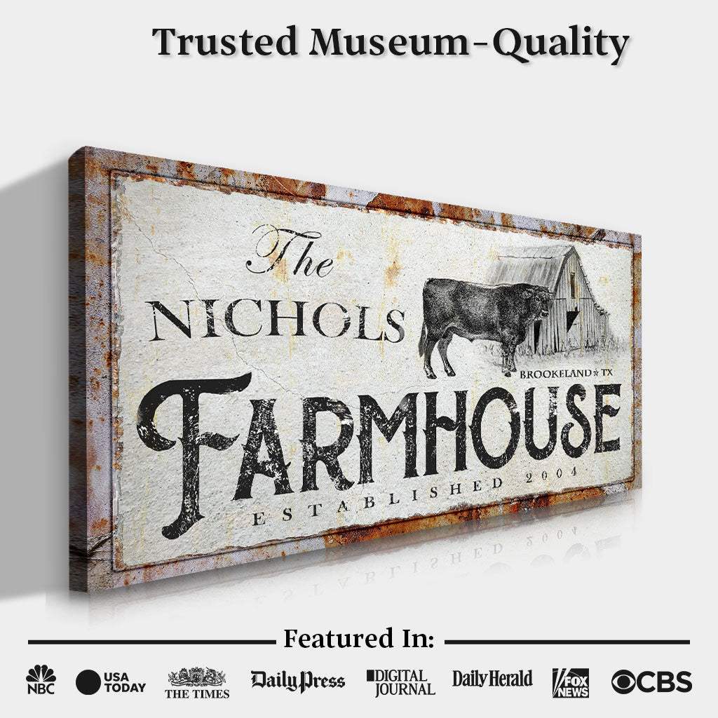 Rustic Farmhouse Sign - Tailored Canvases - Flyclothing LLC