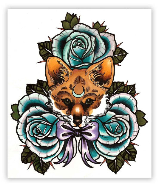 Black Market Art Company What Does The Fox Say Print - Black Market Art Company - Flyclothing LLC