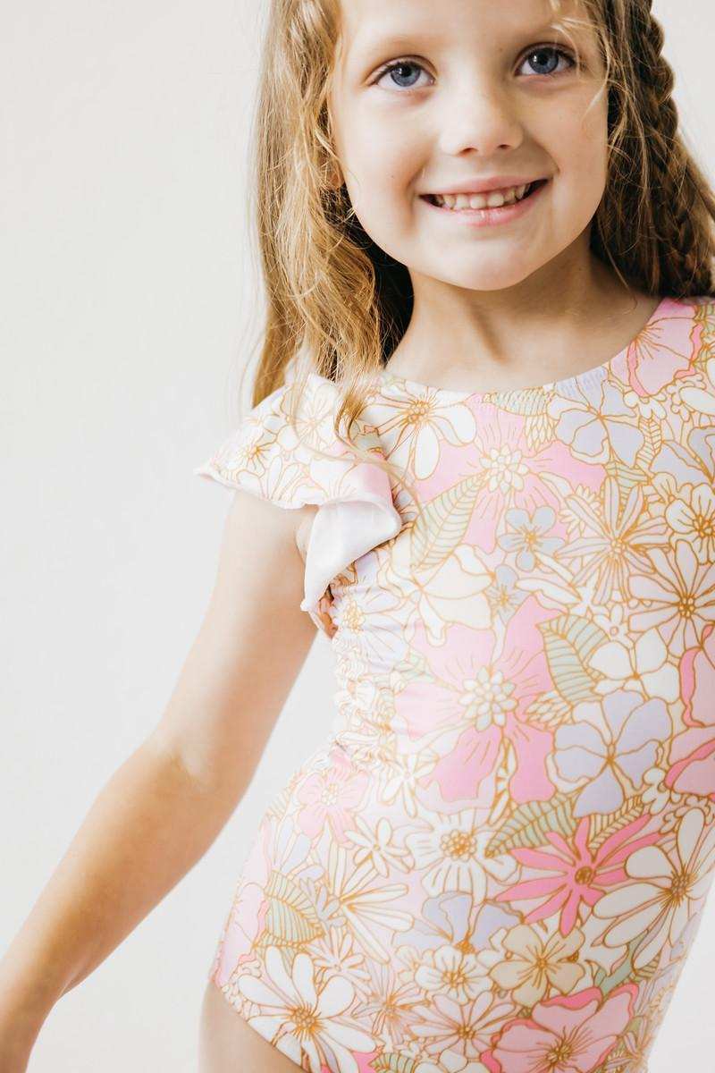 What's Up Buttercup S/S Flutter Sleeve Leotard - Mila & Rose ® - Flyclothing LLC