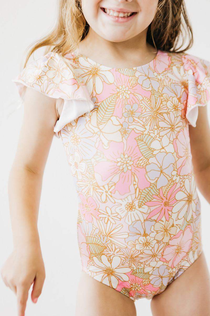 What's Up Buttercup S/S Flutter Sleeve Leotard - Mila & Rose ® - Flyclothing LLC
