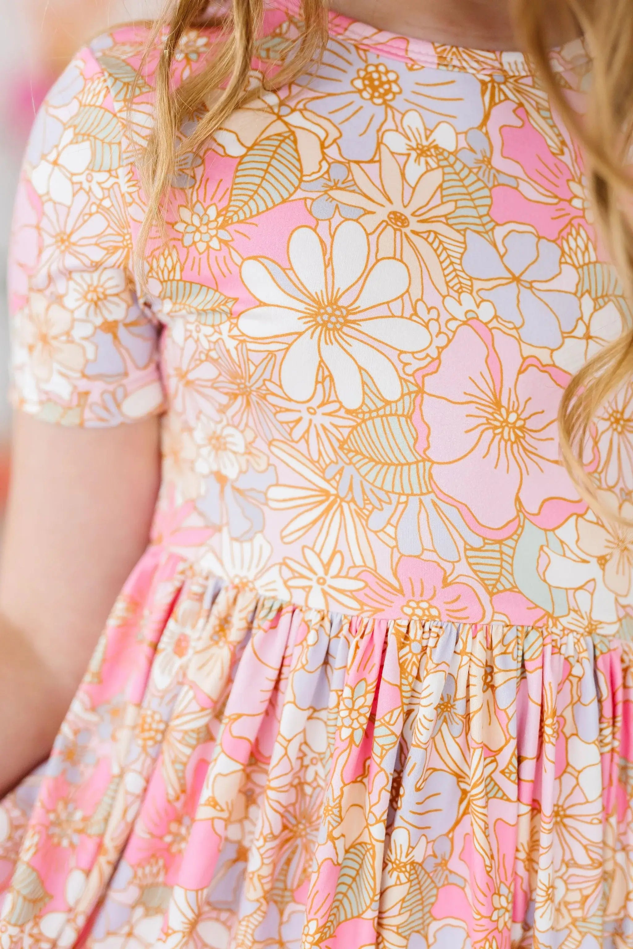 What's Up Buttercup S/S Pocket Twirl Dress - Mila & Rose ® - Flyclothing LLC