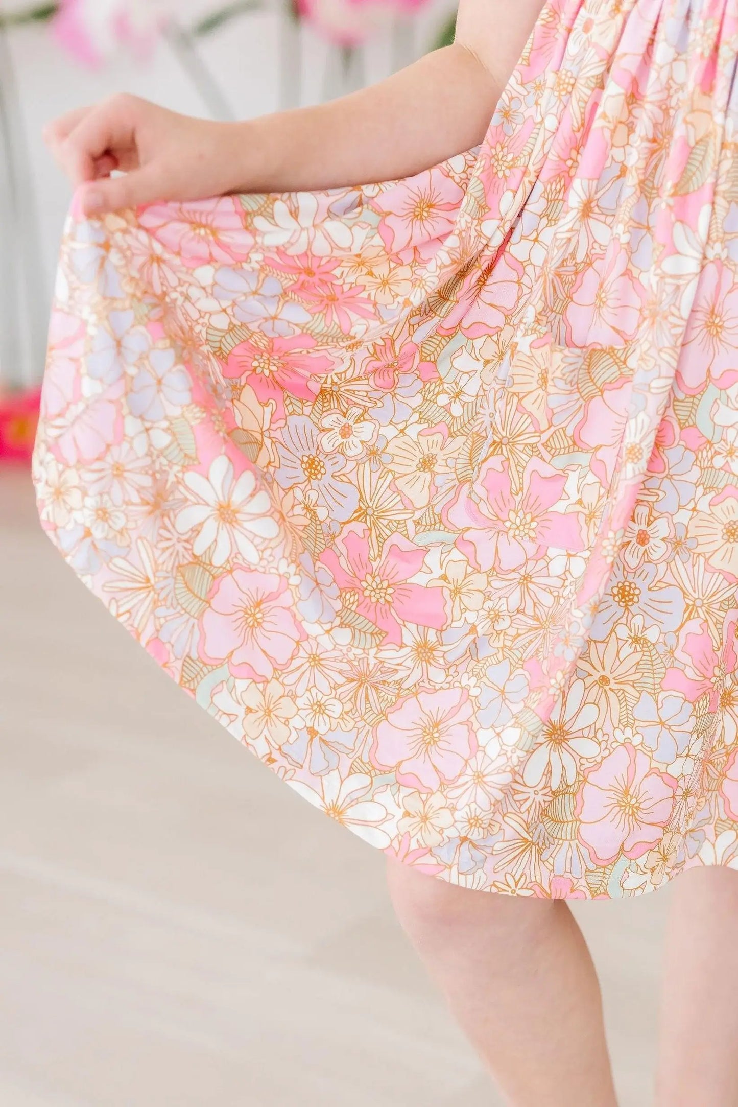 What's Up Buttercup S/S Pocket Twirl Dress - Mila & Rose ® - Flyclothing LLC