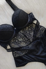Jill Cutout Bodysuit - Lingerie By Coco - Flyclothing LLC