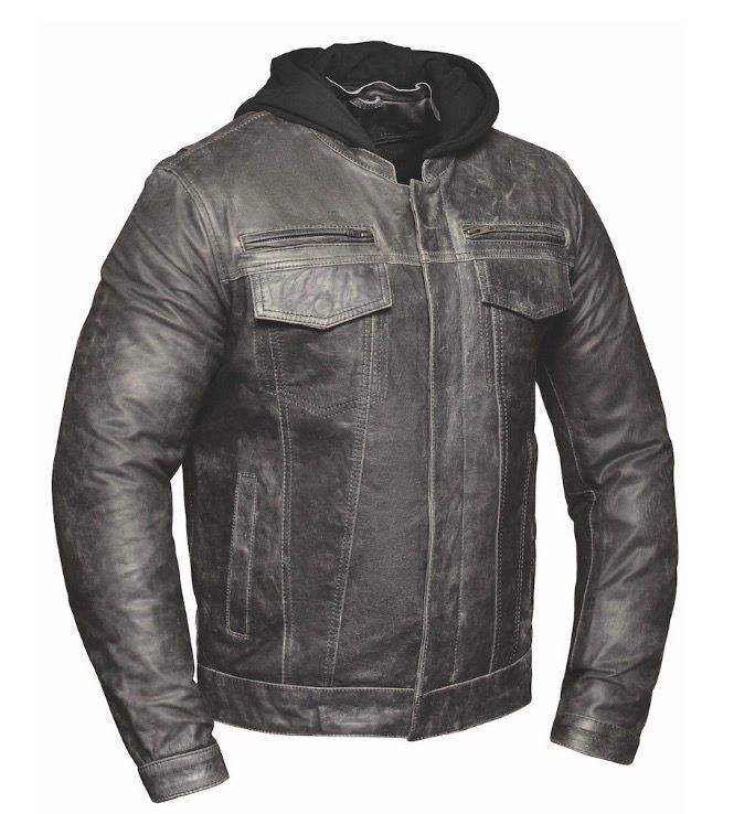 Sturgis - Men's Premium Leather Motorcycle Jacket - Unik Just for Bikers - Flyclothing LLC
