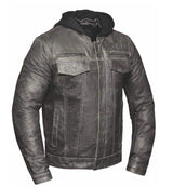 Sturgis - Men's Premium Leather Motorcycle Jacket - Unik Just for Bikers - Flyclothing LLC