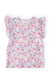 Whimsical Woods S/S Ruffle Tee - Mila & Rose ® - Flyclothing LLC