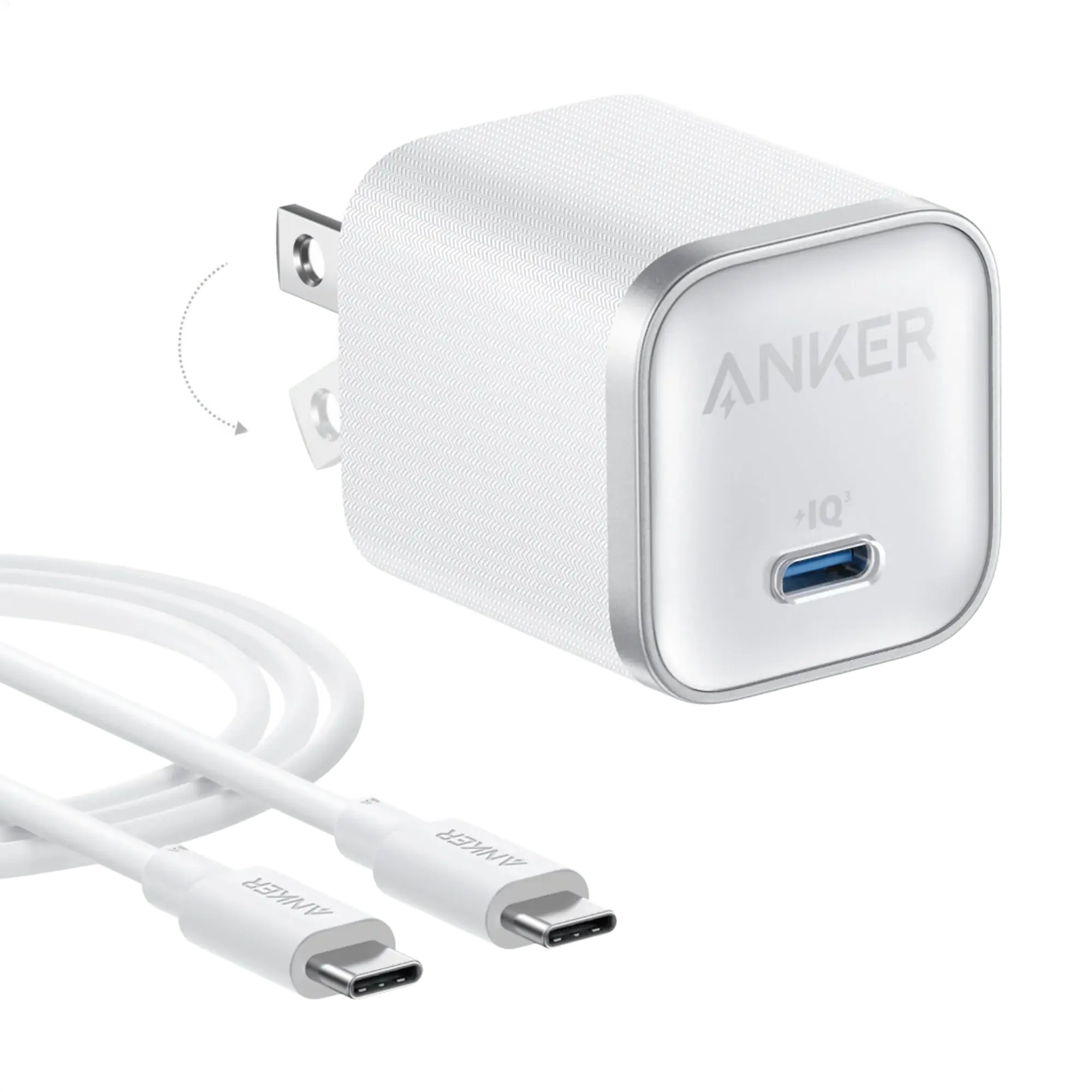 Anker Nano Charger (45W) with USB-C to USB-C Cable - Anker - Flyclothing LLC