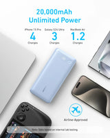 Anker Power Bank (20K, 87W, Built-In USB-C Cable) - Anker - Flyclothing LLC