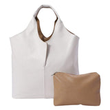 2PCS Reversible Metallic Tote and Pouch Bags - Madeline Love - Flyclothing LLC