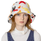 Alphabet Sherpa Bucket Hat - Madeline Love - Flyclothing LLC