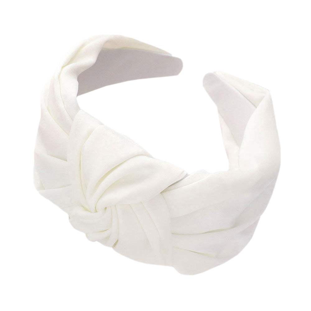 Beautiful Solid Knot Burnout Headband - Madeline Love - Flyclothing LLC