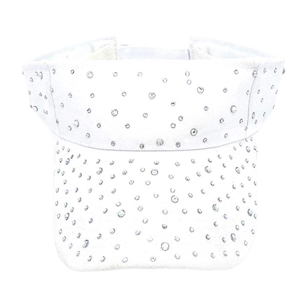 Bling Studded Visor Hat - Madeline Love - Flyclothing LLC