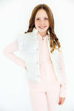 White Checker Puffer Vest - Mila & Rose ® - Flyclothing LLC