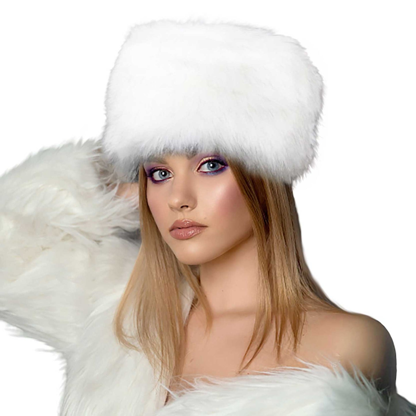 Faux Fur Bucket Hat - Madeline Love - Flyclothing LLC