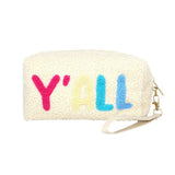 Faux Fur Yall Pouch With Wristlet - Madeline Love - Flyclothing LLC