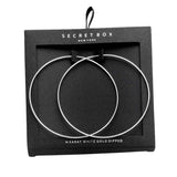 Secret Box 14k Gold Dipped Hoop Earrings - Madeline Love - Flyclothing LLC