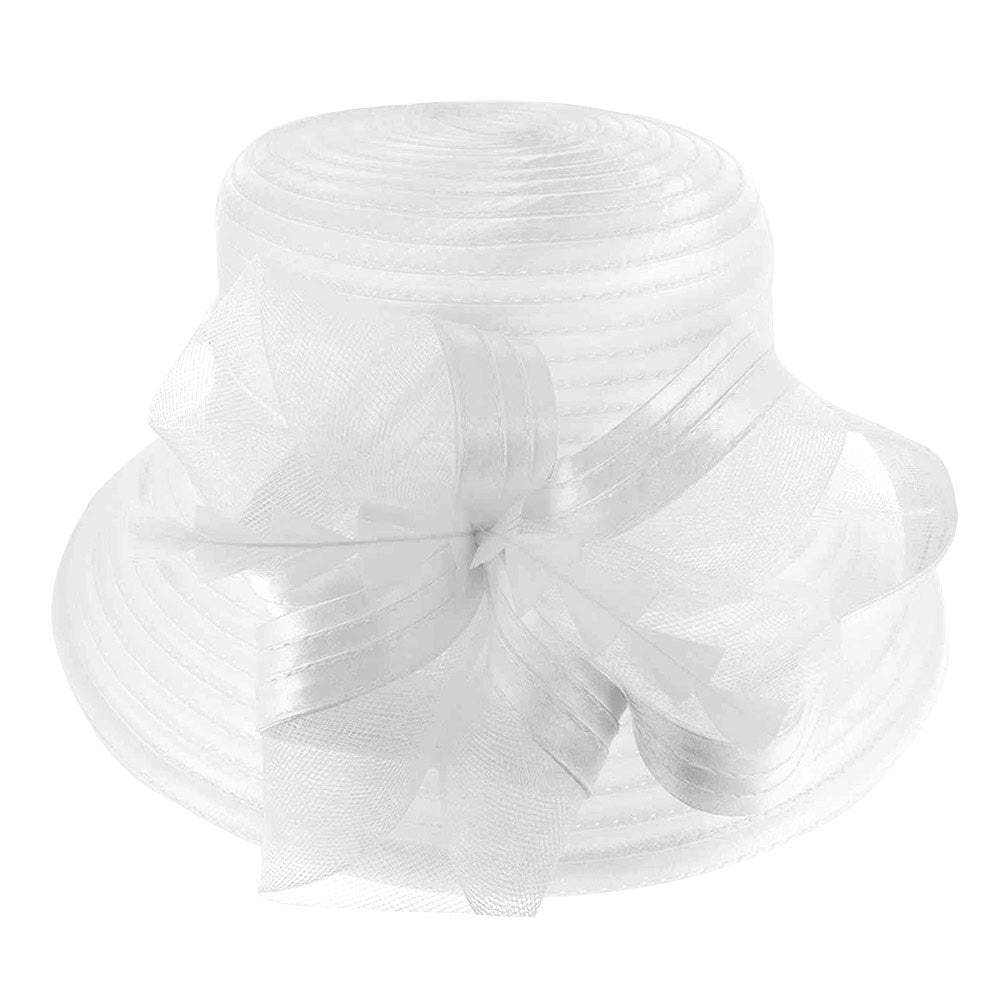 Mesh Bow Dressy Hat - Madeline Love - Flyclothing LLC