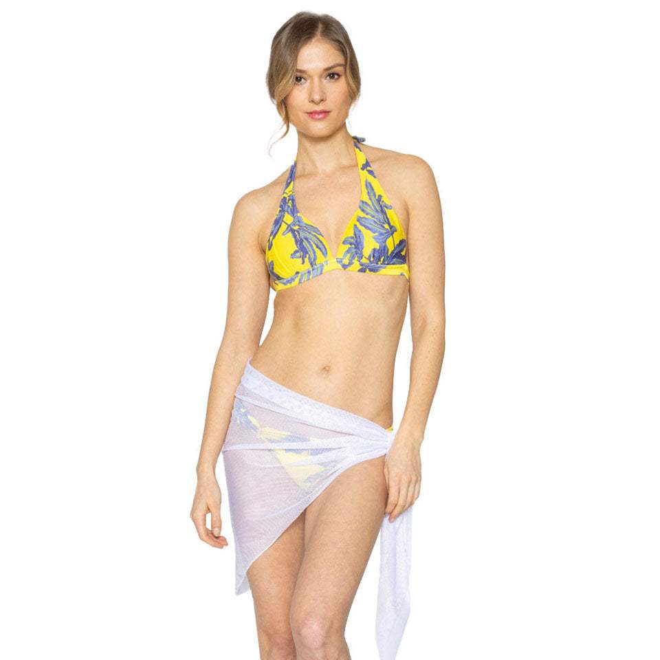 Mesh Net Triangular Sarong Scarf - Madeline Love - Flyclothing LLC