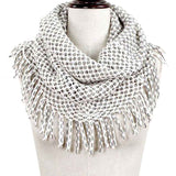 Mini Tube Fringe Scarf - Madeline Love - Flyclothing LLC
