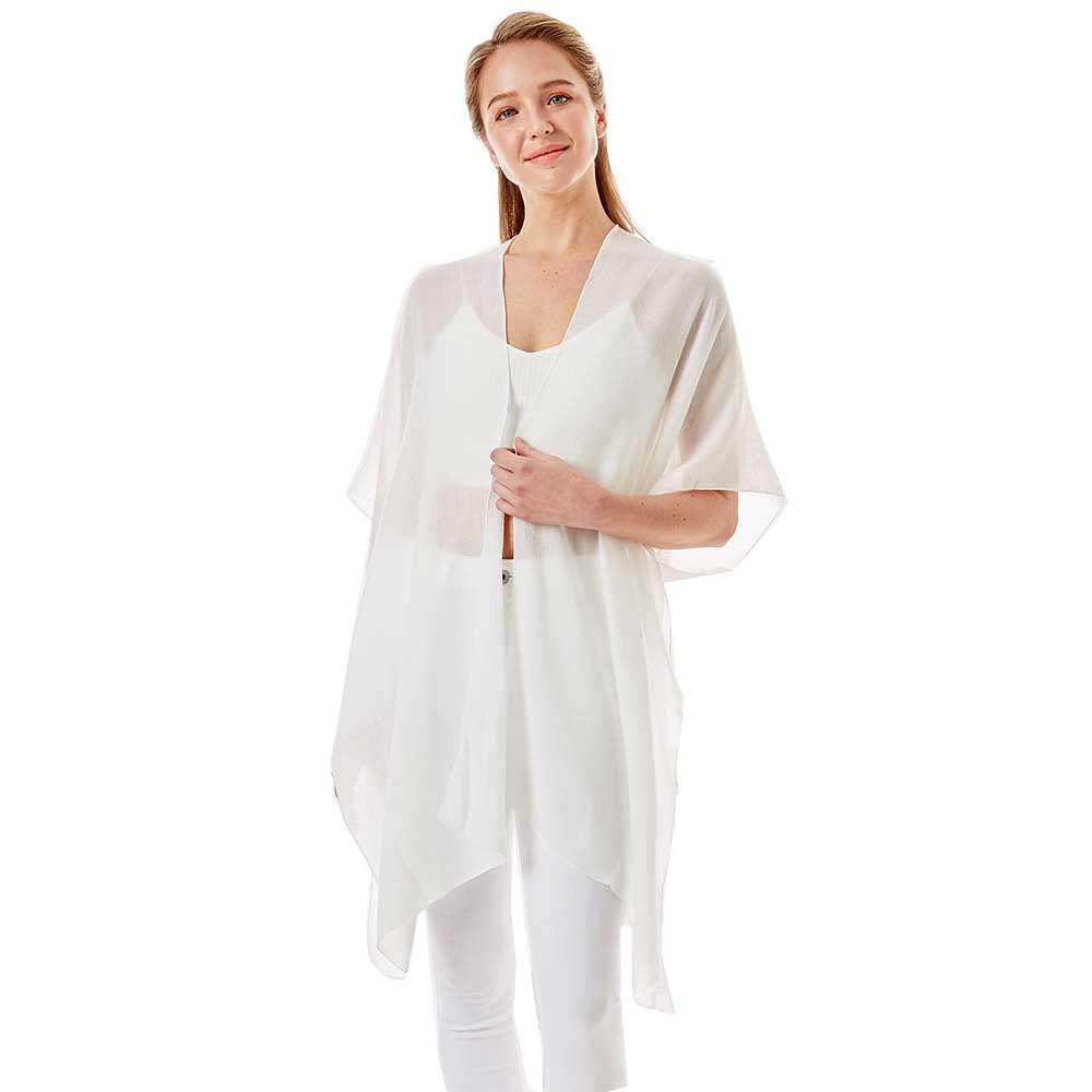 Mother of Bride Cover Up Kimono Poncho - Madeline Love - Flyclothing LLC