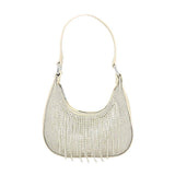 Rhinestone Fringe Evening Shoulder Crossbody Bag - Madeline Love - Flyclothing LLC