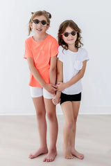 White Ruffle Pocket Tee - Mila & Rose ® - Flyclothing LLC