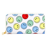 Smile Patterned Zipper Wallet - Madeline Love - Flyclothing LLC