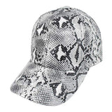 Snake Skin Patterned Baseball Cap - Madeline Love - Flyclothing LLC