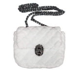 Solid Faux Fur Crossbody Bag - Madeline Love - Flyclothing LLC