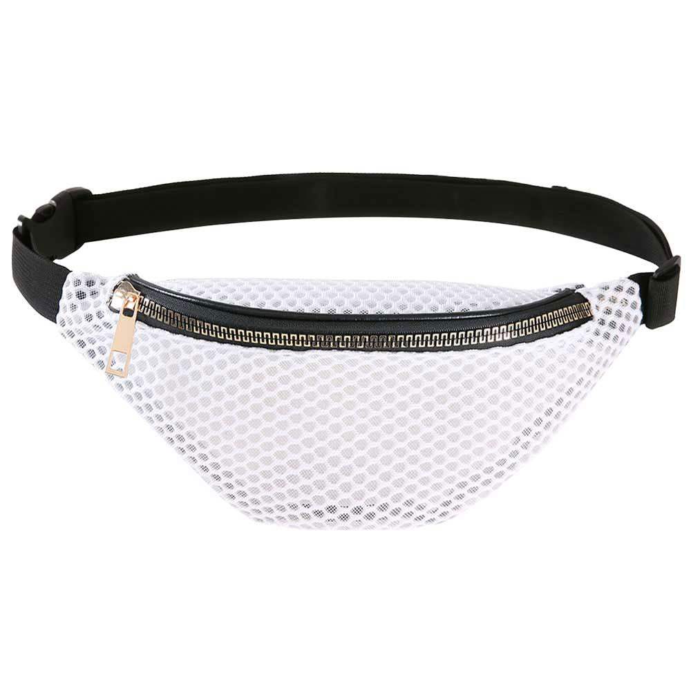 Solid Mesh Fanny Pack - Madeline Love - Flyclothing LLC