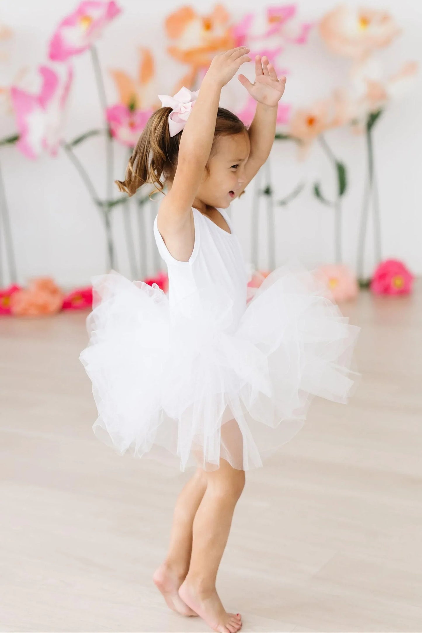 White Tank Tutu Leotard - Mila & Rose ® - Flyclothing LLC